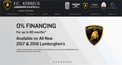 Desktop Screenshot of fckerbecklamborghini.com